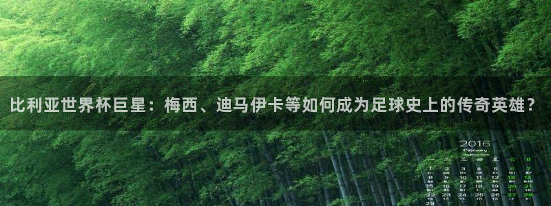 足球杯:比利亚世界杯巨星:梅西、迪马伊卡等如何成为足球史上的传奇英雄?
